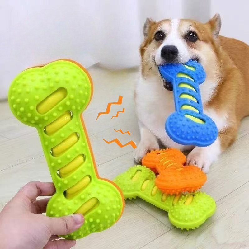 Snuffle Mat For Dogs - Pet Dog Chew Toys Rubber Bone