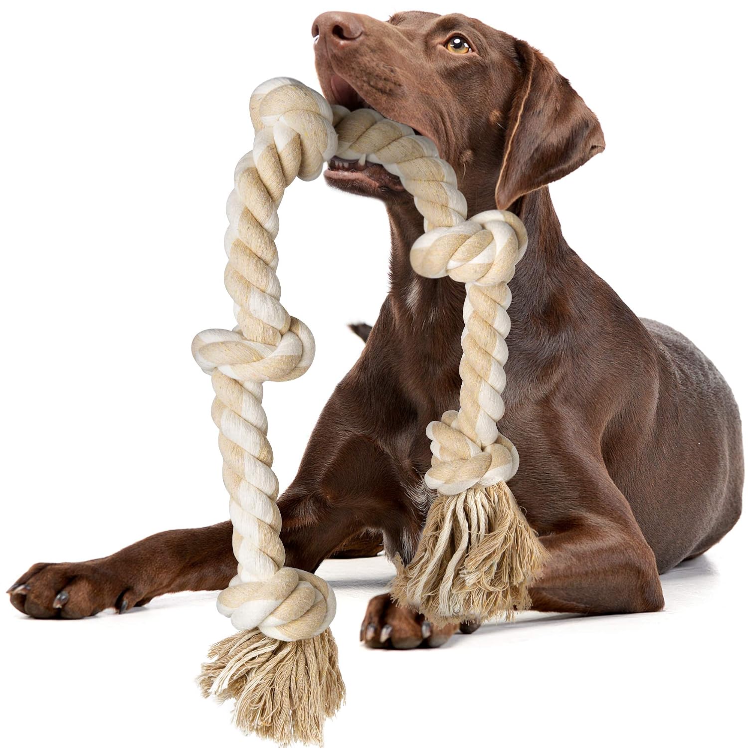 Durable Rope Chew Toys for Agg - Dog Rope Toy Aggressive Chewers recension och pris