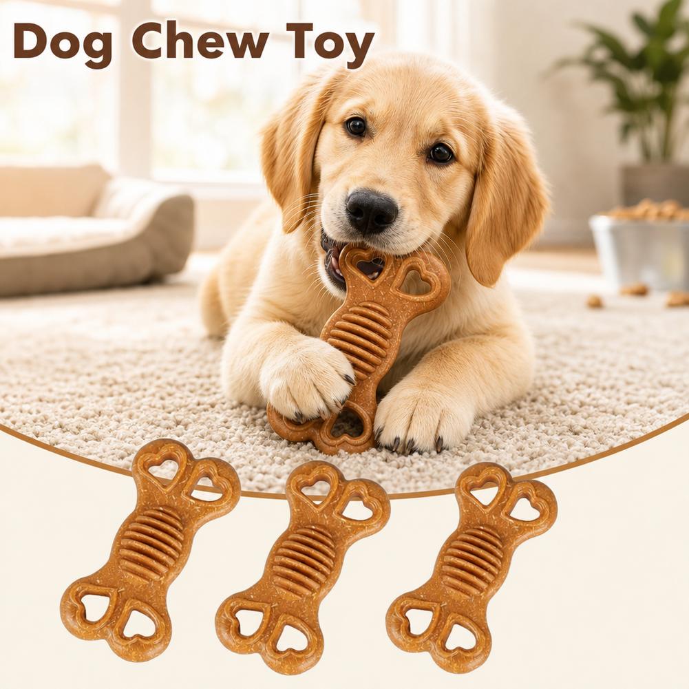 Indestructible Dog Chew Toy Bo - Teeth Cleaning Dog Chew Bone recension och pris