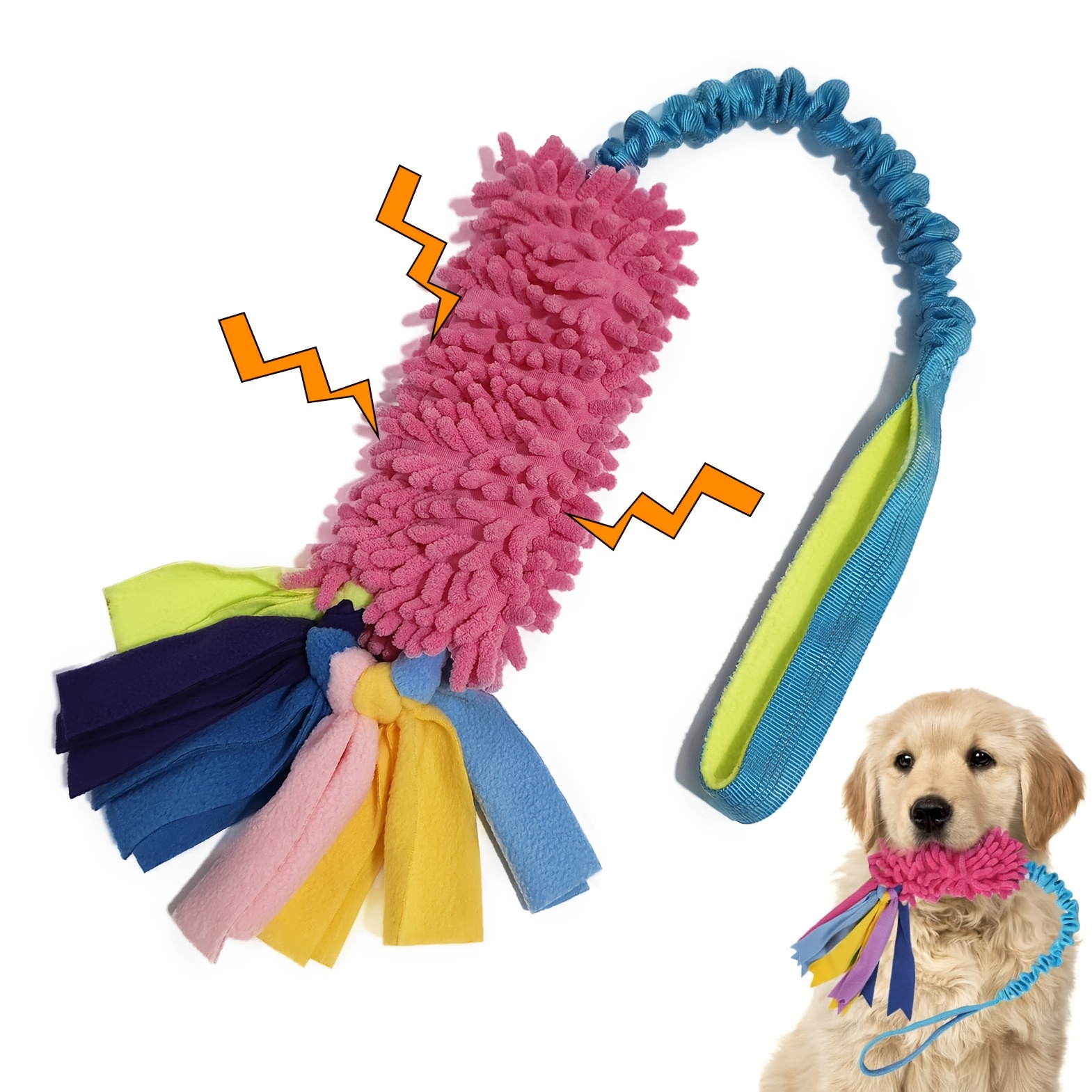 Durable Dog Toys for Aggressiv - Suction Cup Dog Tug Toy recension och pris