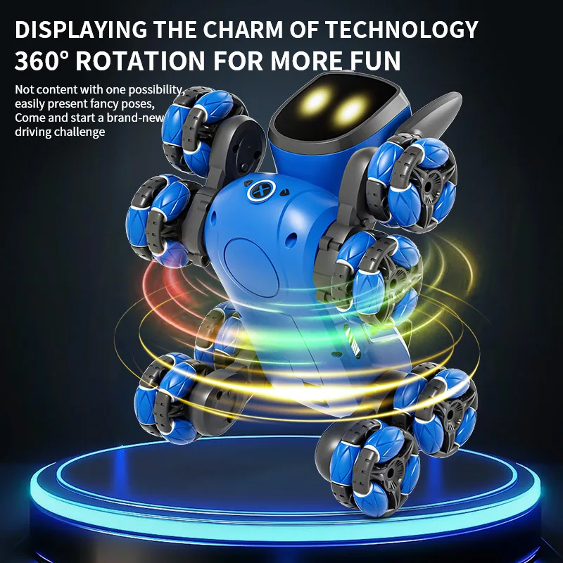 JJRC Q200 2026 RC Robot Stunt  - Interactive Squeaky Plush Dog Toy recension och pris