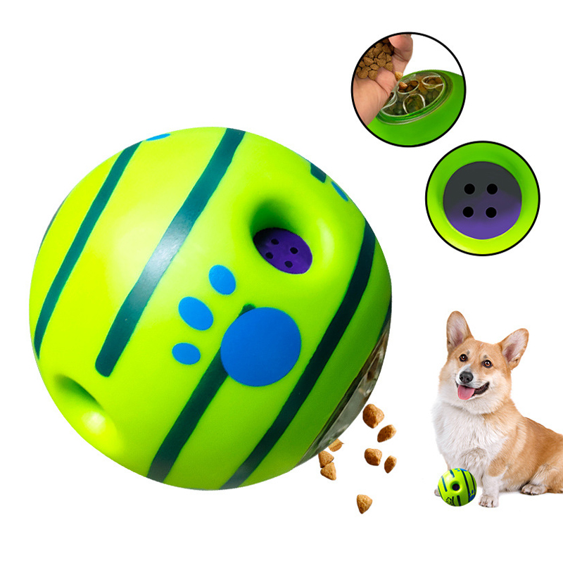 Interactive Dog Treat Ball Toy - Rubber Treat Dispensing Dog Toy recension och pris